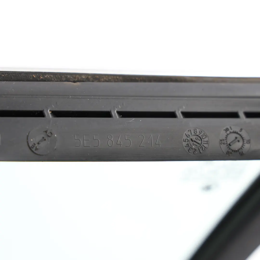 Mk3 Saloon Rear Door Quarter Window Glass Right O/S AS2 to Skoda Octavia with Part number 5E5845214T Skoda Octavia Mk3 Saloon Rear Door Quarter Window Glass Right O/S AS2 - SKU 5E5845214T - Part number 5E5845214T