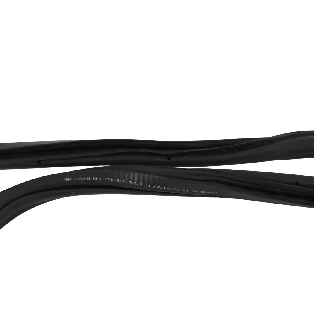 Skoda Octavia MK3 Door Inner Seal Rubber Rear Right O/S - SKU 5E5867368F - Part number 5E5867368F