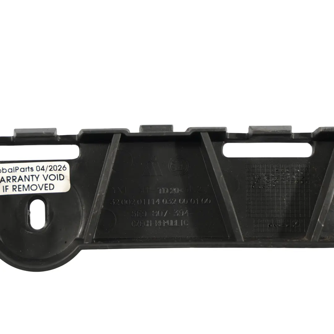 Skoda Octavia 5E Staffa Supporto Montaggio Paraurti Posteriore Destro - SKU 5E9807394 - Numero di parte 5E9807394