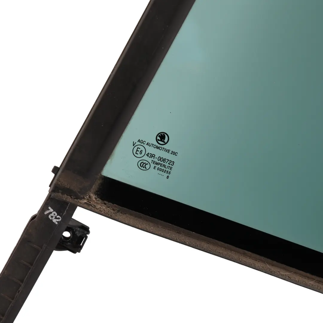 Skoda Octavia 5E Rear Quarter Side Window Glass Glazing Left N/S - SKU 5E9845213L - Part number 5E9845213L