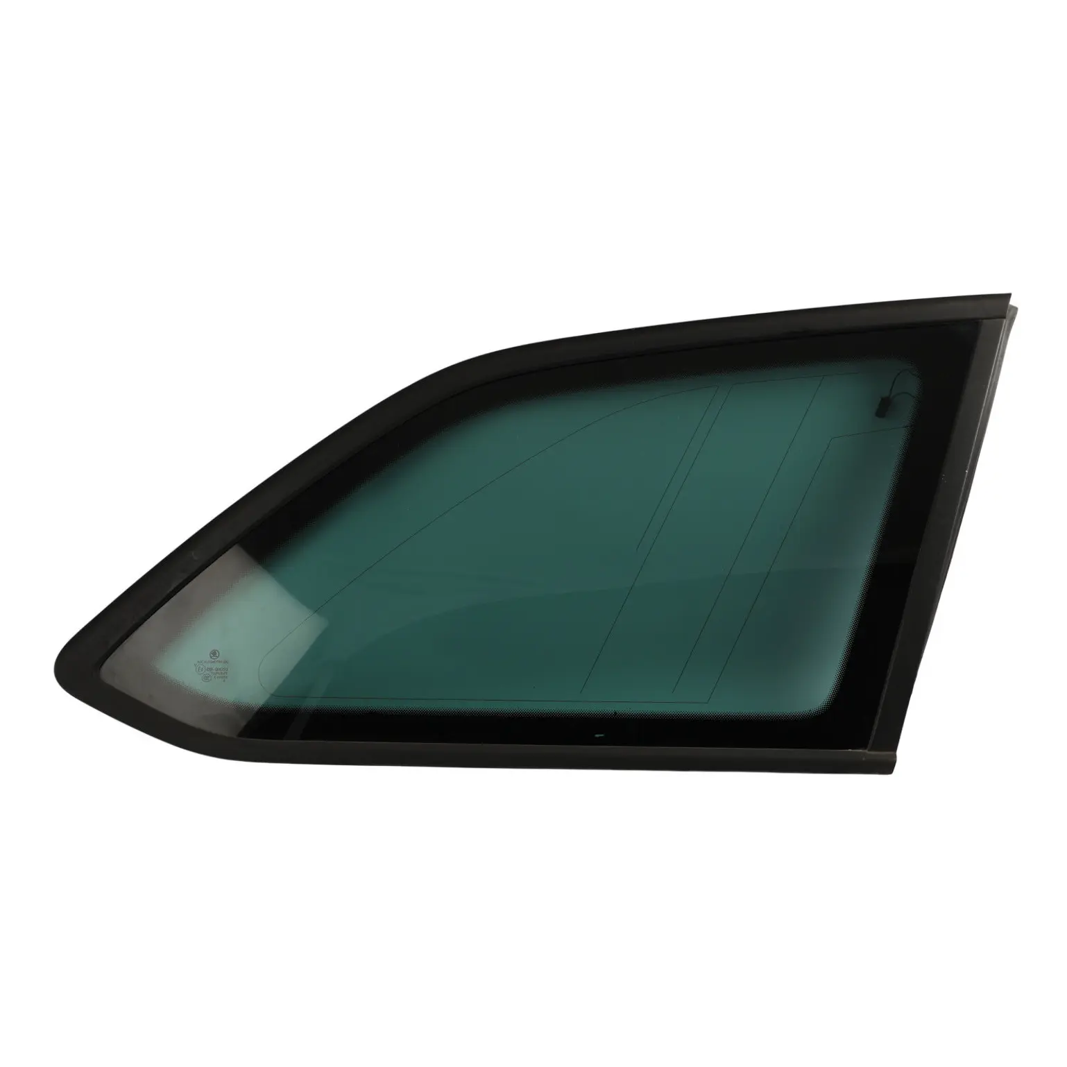 Skoda Octavia Mk3 5E Quarter Window Glass Rear Right O/S 5E9845298H