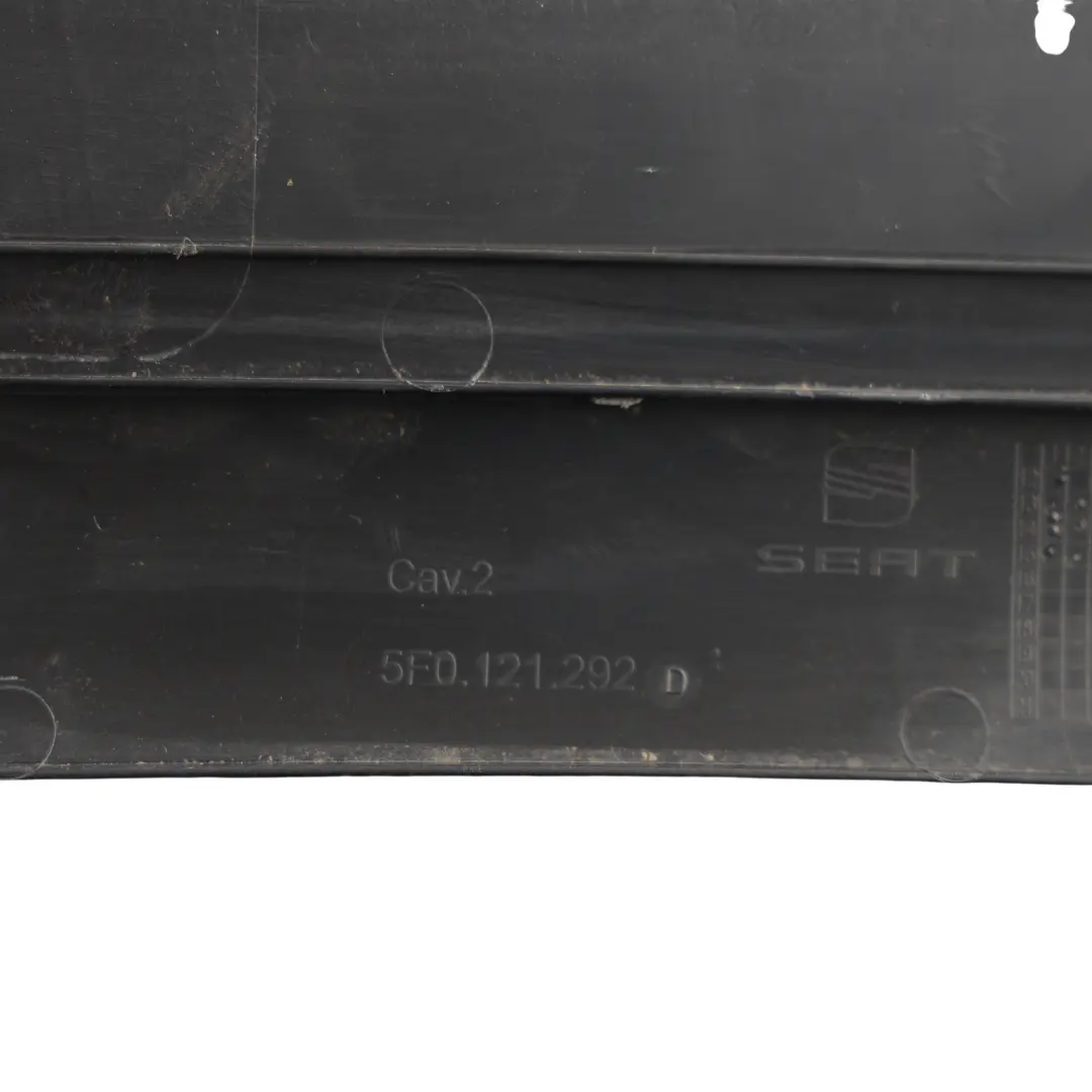 Mk3 5F Radiator Cooler Bracket Lower Air Deflector Cover to Seat Leon with Part number 5F0121292D Seat Leon Mk3 5F Radiator Cooler Bracket Lower Air Deflector Cover - SKU 5F0121292D - Part number 5F0121292D