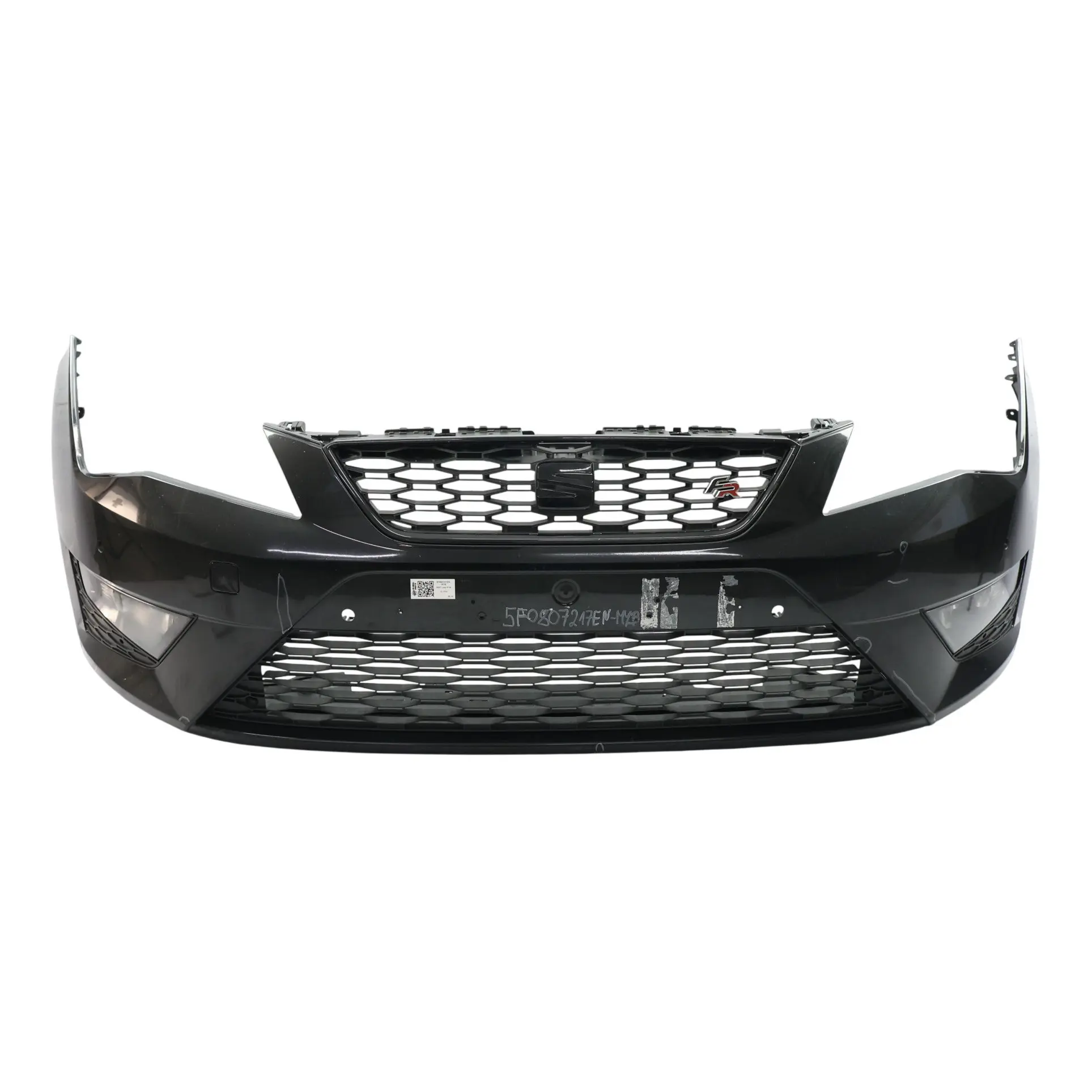 Seat Leon Mk3 FR Front Bumper Trim Panel Cover Mythical Black Metallic - Y9T