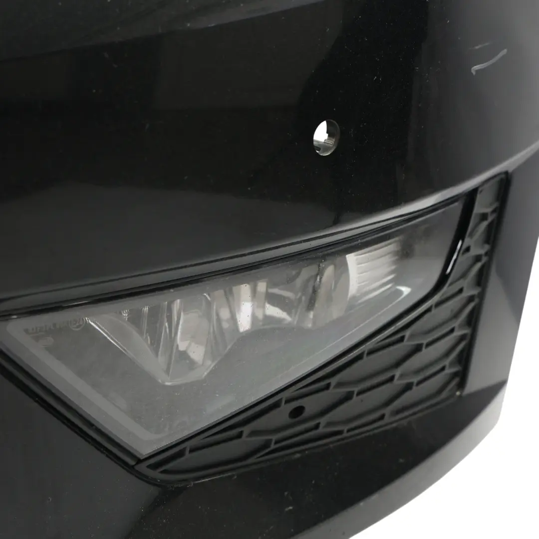 Mk3 FR Front Bumper Trim Panel Cover Mythical Black Metallic - Y9T to Seat Leon with Part number 5F0807217EN Seat Leon Mk3 FR Front Bumper Trim Panel Cover Mythical Black Metallic - Y9T - SKU 5F0807217EN-MYB - Part number 5F0807217EN
