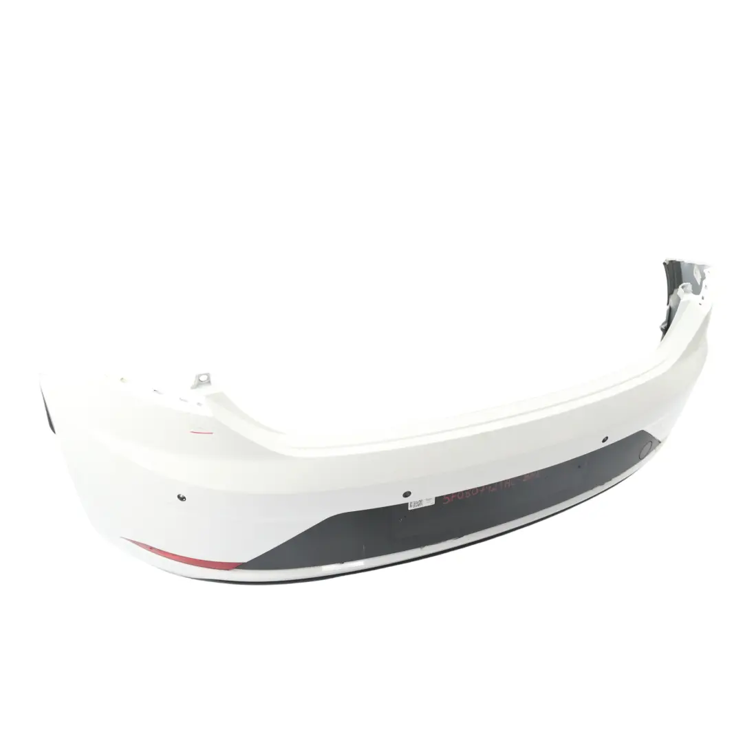 Seat Leon Mk3 Rear Bumper Facelift Panel Cover Trim Nevada White - S9R - SKU 5F0807421AC-BNE - Part number 5F0807421AC