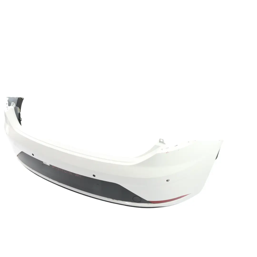 Seat Leon Mk3 Zderzak Tylny Lift Nevada White Biały S9R - SKU 5F0807421AC-BNE - Numer Części 5F0807421AC