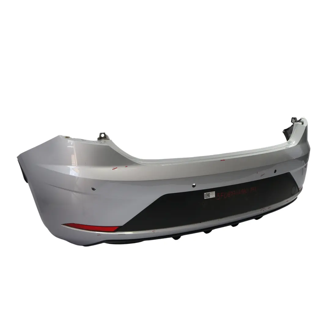 Seat Leon Mk3 Rear Bumper Facelift Cupra Panel Cover Foil Silver Metallic - Z7G - SKU 5F0807421AC-FSI - Part number 5F0807421AC