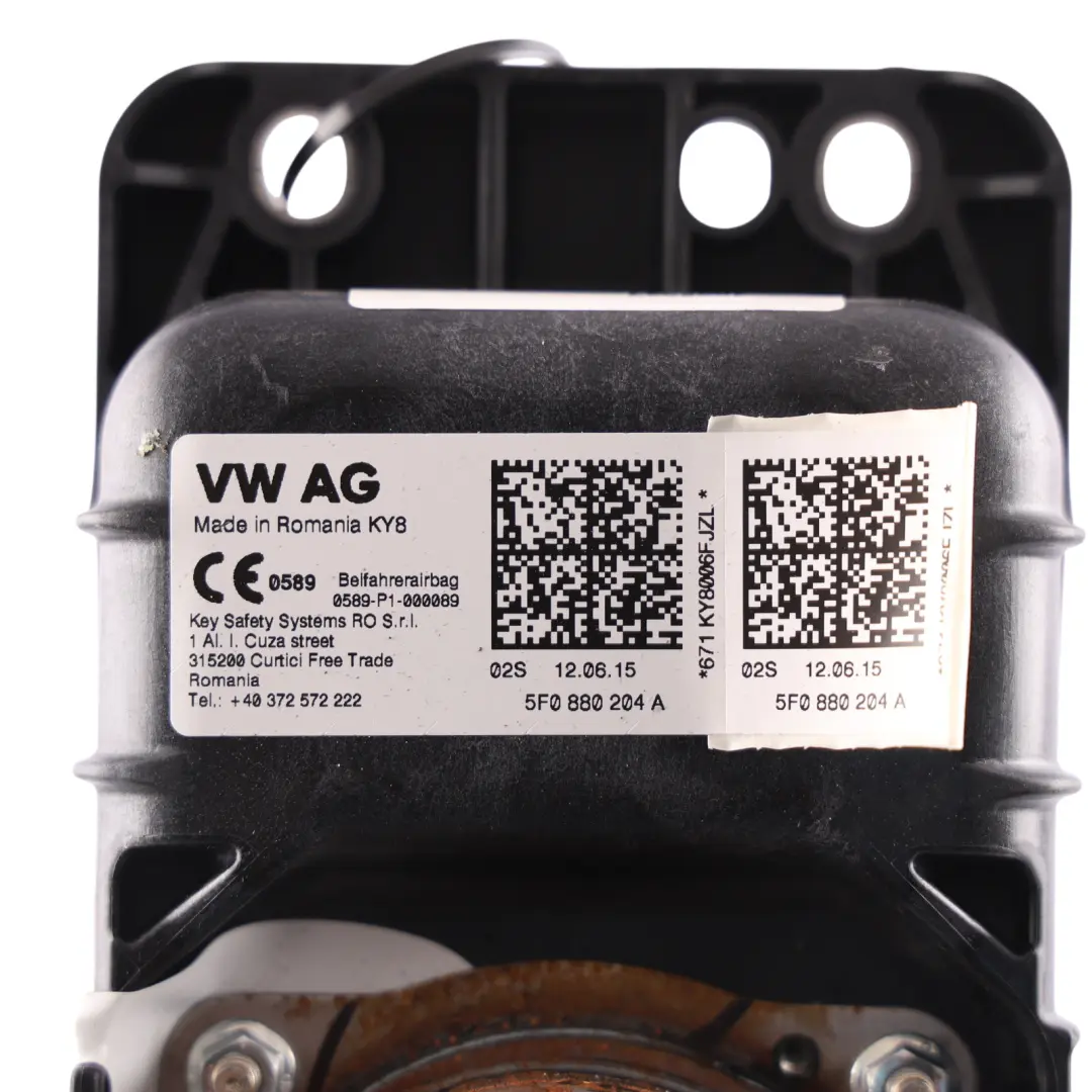 Seat Leon Mk3 5F Dashboard Dash Air Module Passenger's Side Unit - SKU 5F0880204A - Part number 5F0880204A