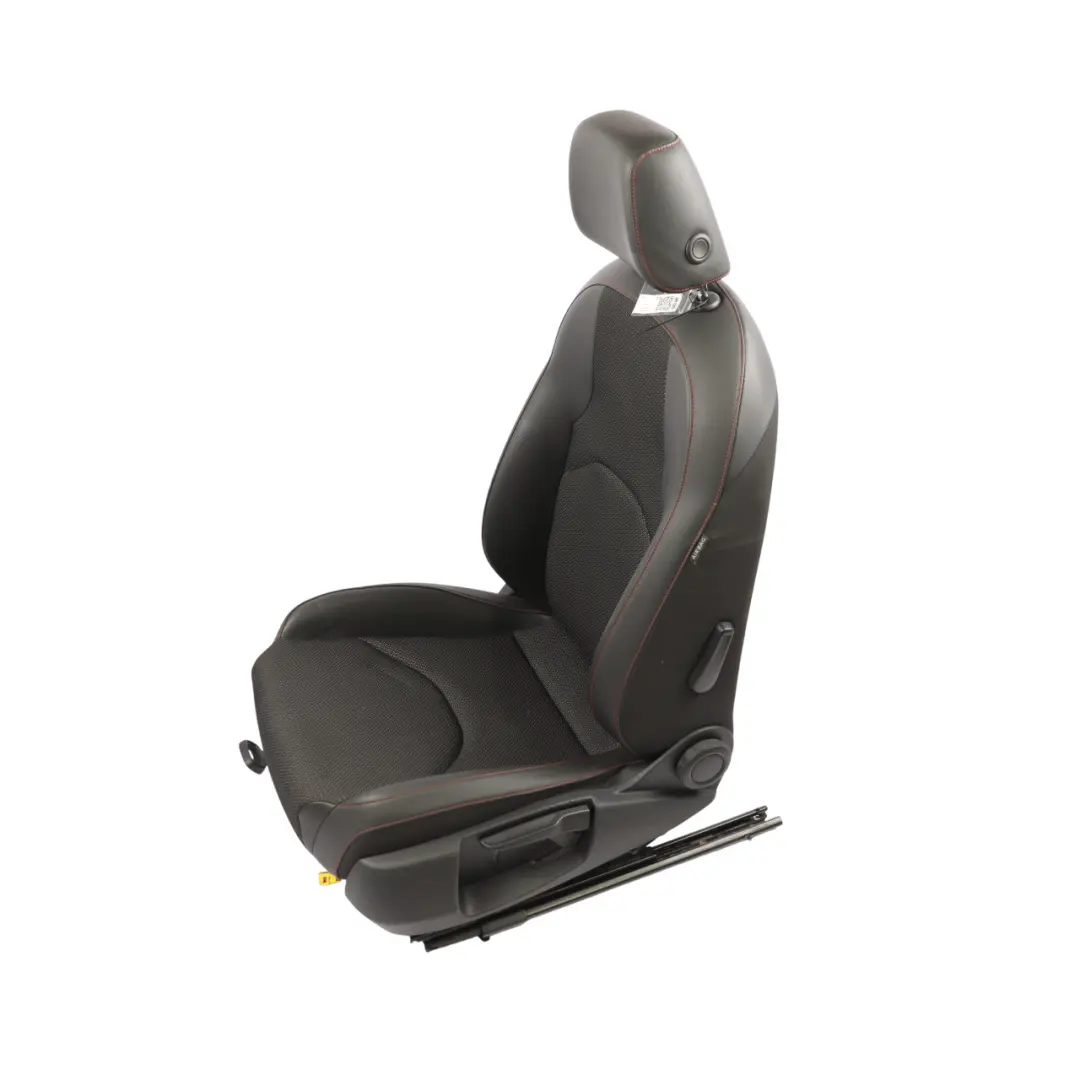 Seat Leon Mk3 Comfort Seat Front Left N/S Leather Cloth Black Red Stitching - SKU 5F0881805CT - Part number 5F0881805CT