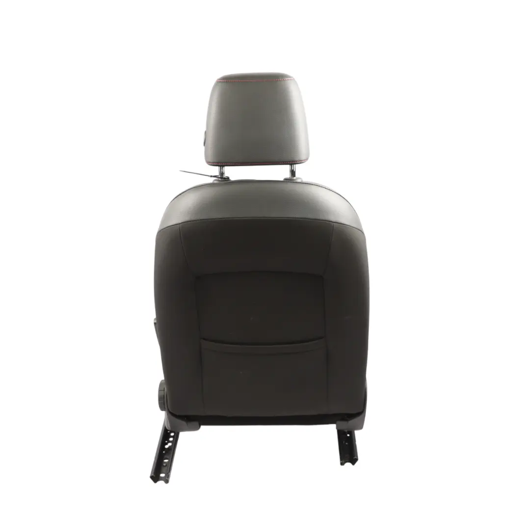Seat Leon Mk3 Comfort Seat Front Left N/S Leather Cloth Black Red Stitching - SKU 5F0881805CT - Part number 5F0881805CT