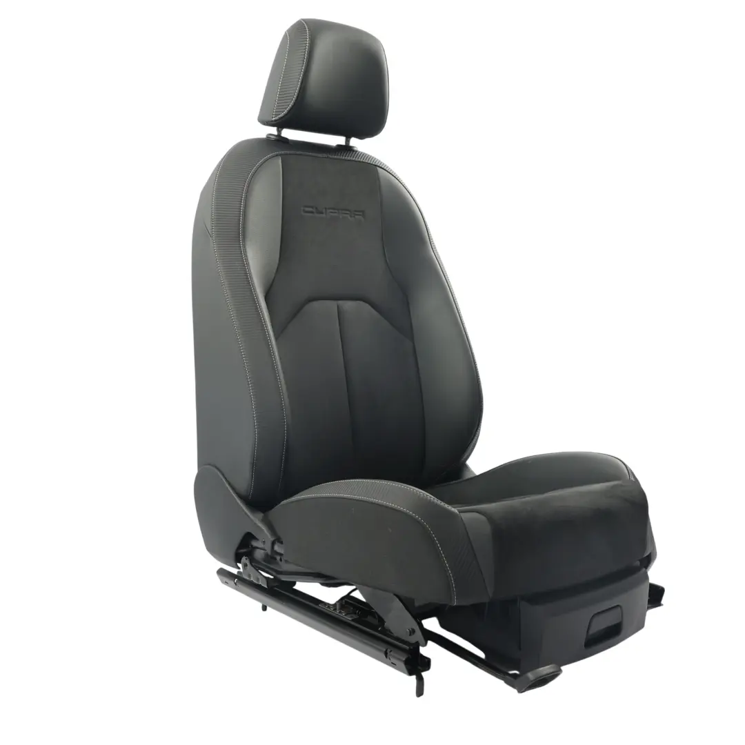 MK3 5F Cupra Sedile Anteriore Alcantara Pelle Nero Grigio Sinistro per Seat Leon con numero di parte 5F0881805GD Seat Leon MK3 5F Cupra Sedile Anteriore Alcantara Pelle Nero Grigio Sinistro - SKU 5F0881805GD - Numero di parte 5F0881805GD