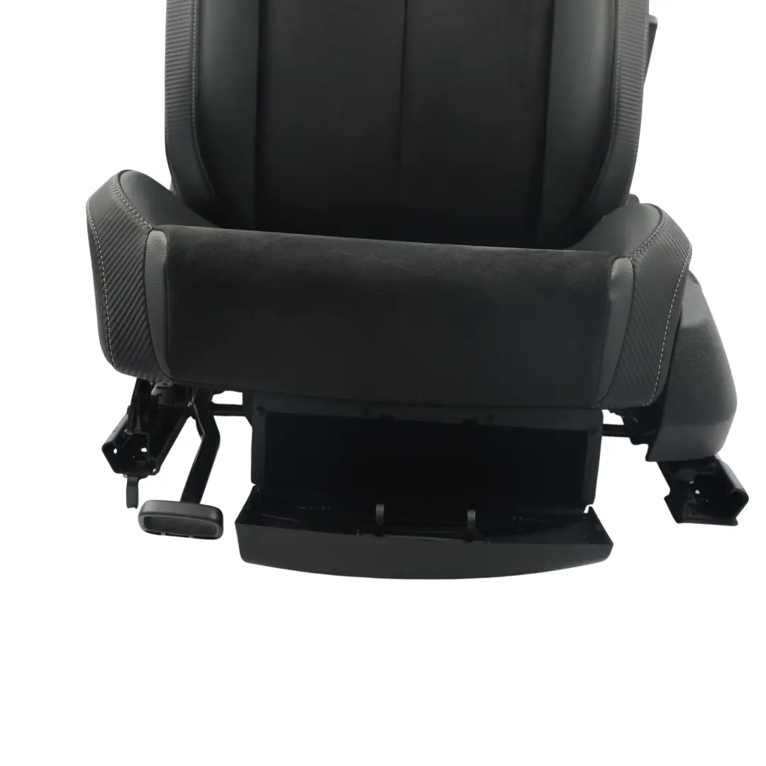 MK3 5F Cupra Asiento Delantero Alcantara Cuero Negro Gris Izquierdo para Seat Leon con número de pieza 5F0881805GD Seat Leon MK3 5F Cupra Asiento Delantero Alcantara Cuero Negro Gris Izquierdo - SKU 5F0881805GD - Número de pieza 5F0881805GD