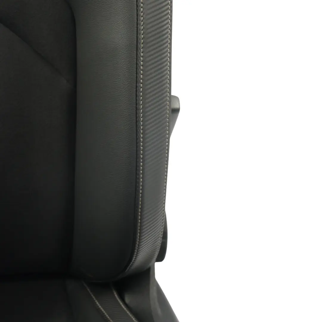 MK3 5F Cupra Asiento Delantero Alcantara Cuero Negro Gris Izquierdo para Seat Leon con número de pieza 5F0881805GD Seat Leon MK3 5F Cupra Asiento Delantero Alcantara Cuero Negro Gris Izquierdo - SKU 5F0881805GD - Número de pieza 5F0881805GD