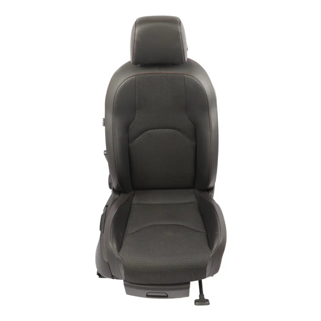 Seat Leon Mk3 Comfort Seat Front Right O/S Leather Cloth Black Red Stitching - SKU 5F0881806CT - Part number 5F0881806CT