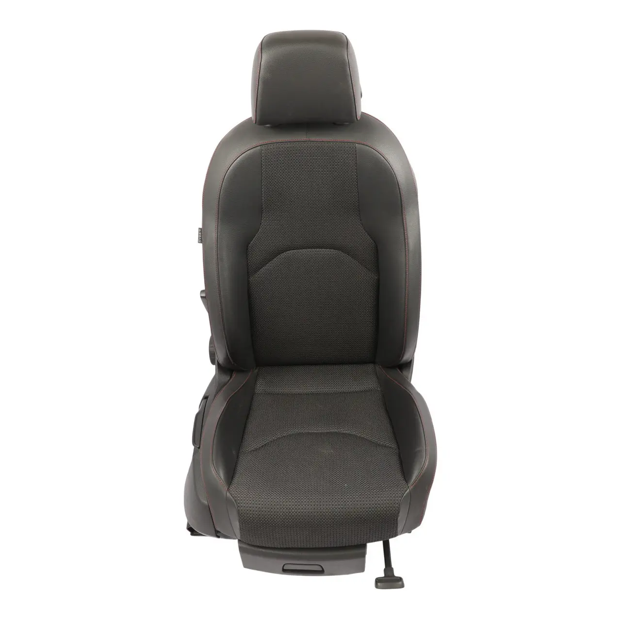 Seat Leon Mk3 Comfort Seat Front Right O/S Leather Cloth Black Red Stitching