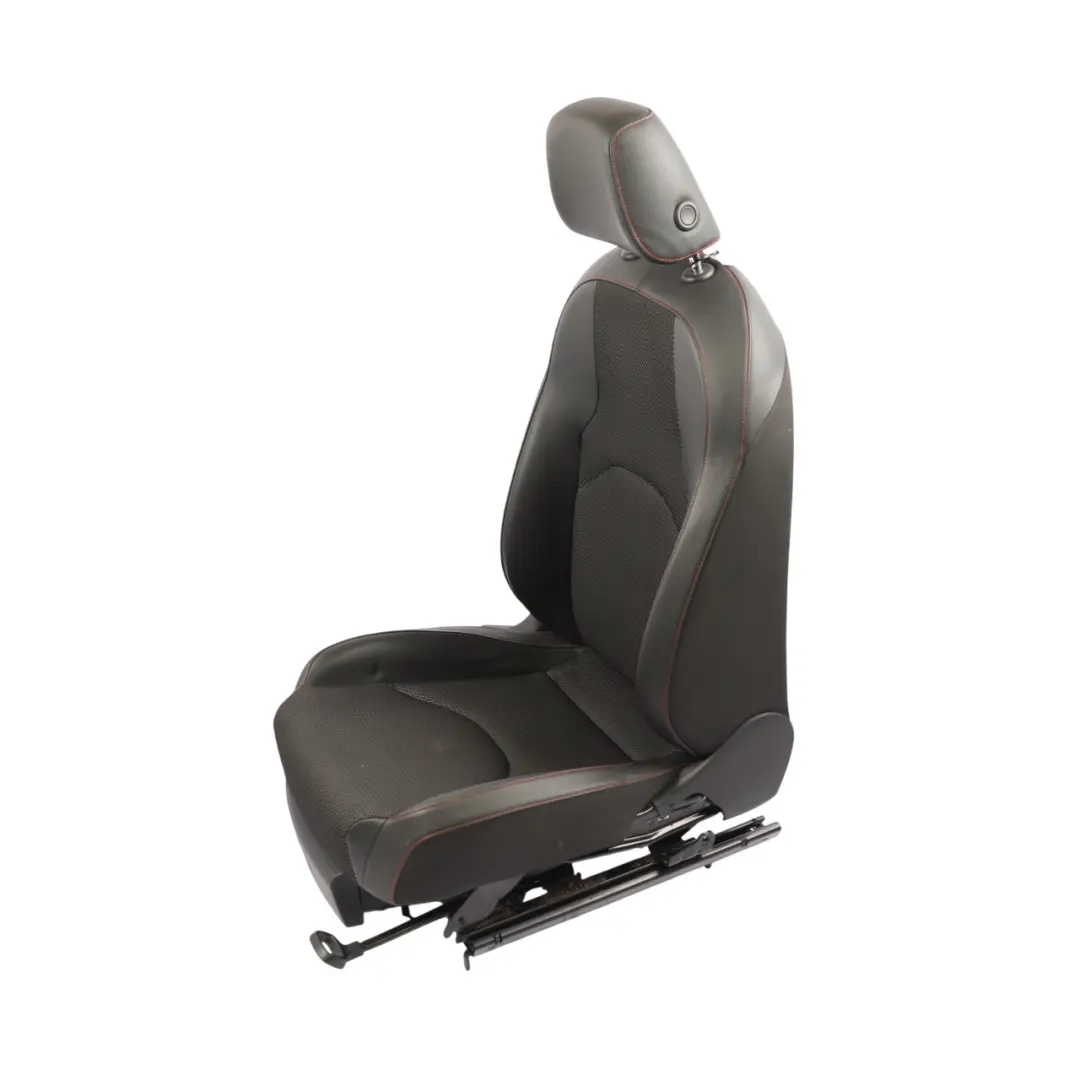 Mk3 Comfort Seat Front Right O/S Leather Cloth Black Red Stitching to Seat Leon with Part number 5F0881806CT Seat Leon Mk3 Comfort Seat Front Right O/S Leather Cloth Black Red Stitching - SKU 5F0881806CT - Part number 5F0881806CT