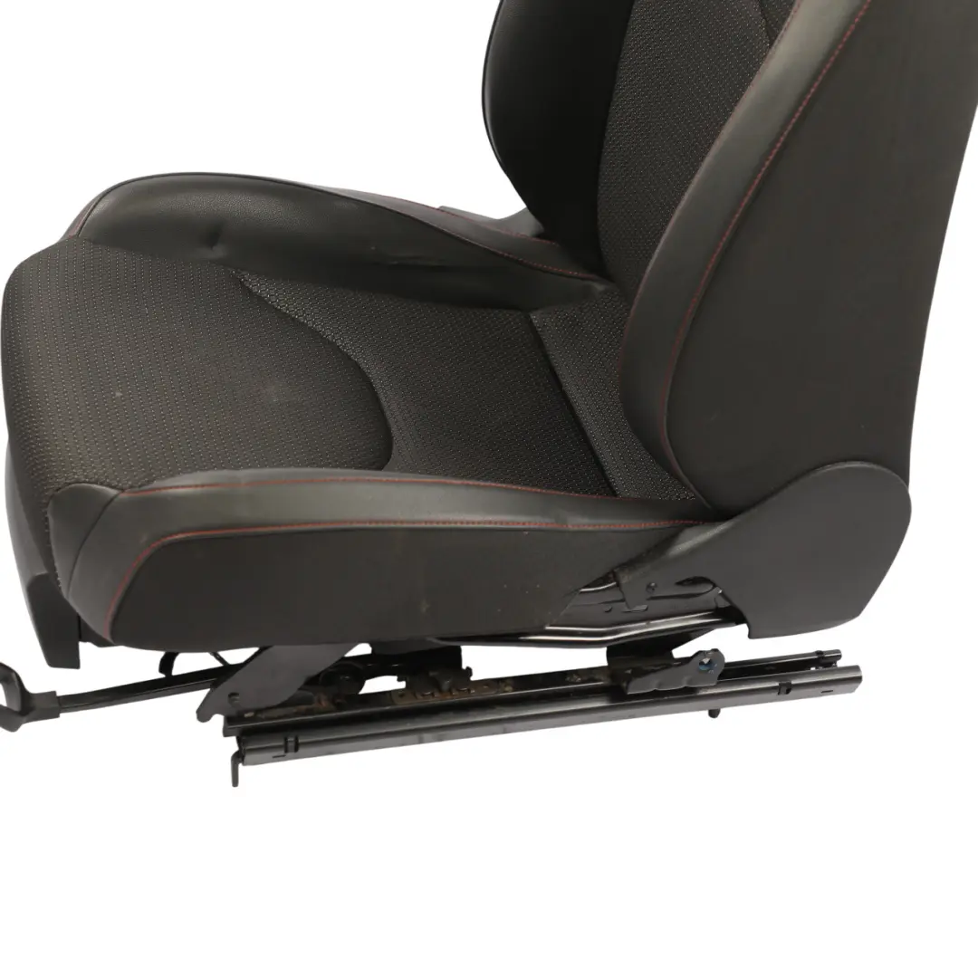 Seat Leon Mk3 Comfort Seat Front Right O/S Leather Cloth Black Red Stitching - SKU 5F0881806CT - Part number 5F0881806CT