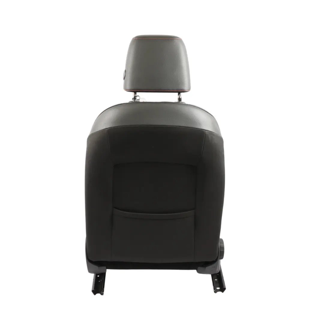 Mk3 Comfort Seat Front Right O/S Leather Cloth Black Red Stitching to Seat Leon with Part number 5F0881806CT Seat Leon Mk3 Comfort Seat Front Right O/S Leather Cloth Black Red Stitching - SKU 5F0881806CT - Part number 5F0881806CT