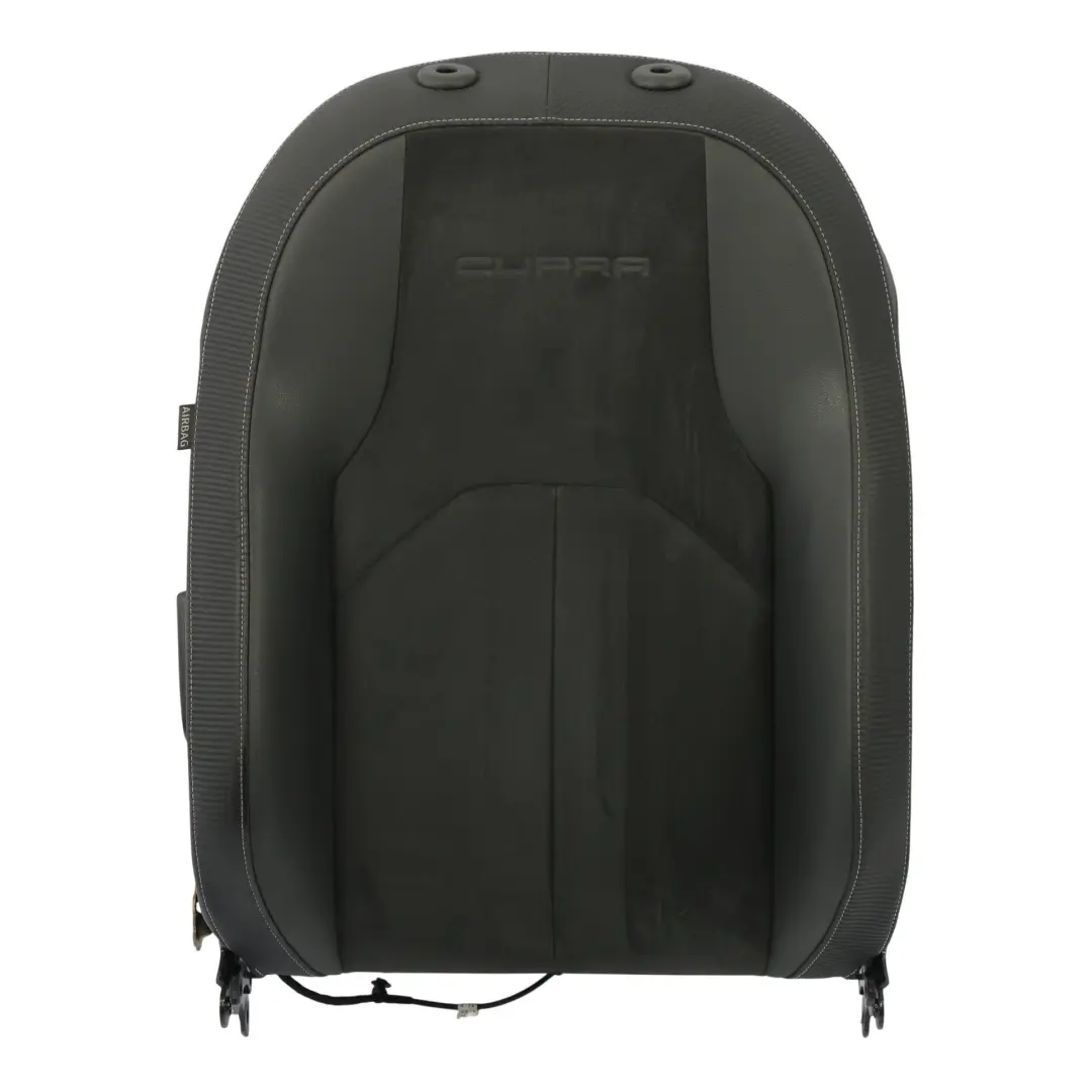 Seat Leon MK3 Cupra Sitzlehne Vorne Alcantara Leder Schwarz Grau Rechts - SKU 5F0881806GD-1 - Teilenummer 5F0881806GD