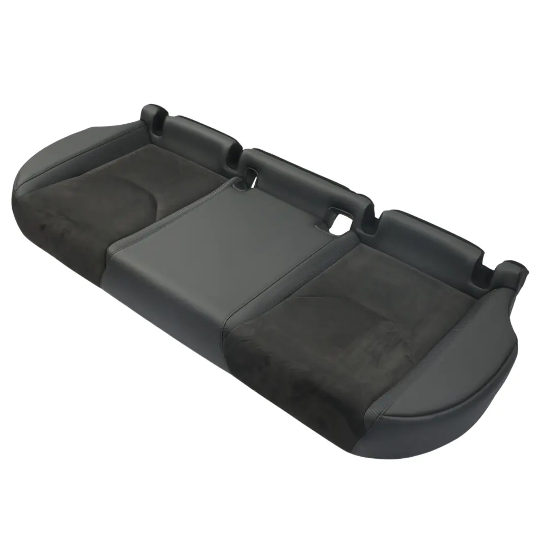 Mk3 5F Cupra Rear Seat Bench Couch Covering Black Anthracite Alcantara to Seat Leon with Part number 5F0885031HA Seat Leon Mk3 5F Cupra Rear Seat Bench Couch Covering Black Anthracite Alcantara - SKU 5F0885031HA - Part number 5F0885031HA