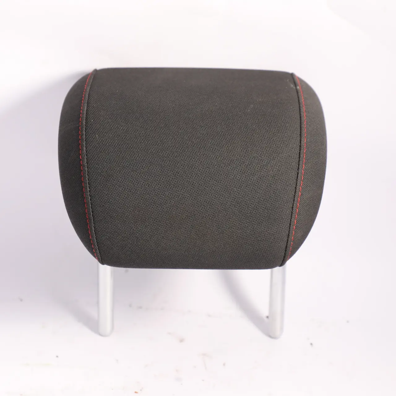 Seat Leon Mk3 5F Rear Headrest Left Right N/O/S Fabric Schwarz/Flashrot