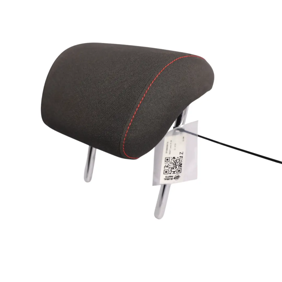 Mk3 5F Rear Headrest Left Right N/O/S Fabric Schwarz/Flashrot to Seat Leon with Part number 5F0885901N Seat Leon Mk3 5F Rear Headrest Left Right N/O/S Fabric Schwarz/Flashrot - SKU 5F0885901N - Part number 5F0885901N