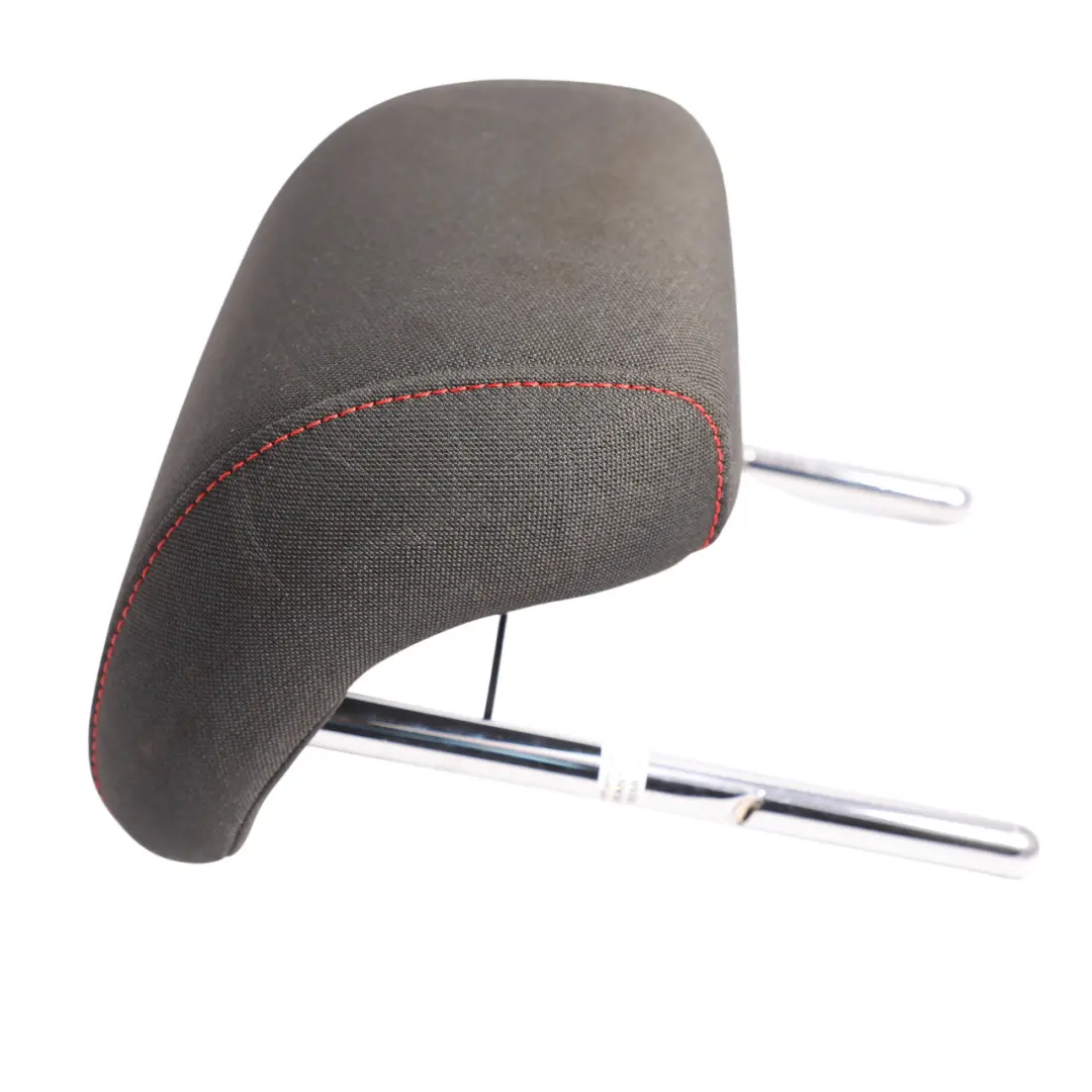 Seat Leon Mk3 5F Rear Headrest Left Right N/O/S Fabric Schwarz/Flashrot - SKU 5F0885901N - Part number 5F0885901N