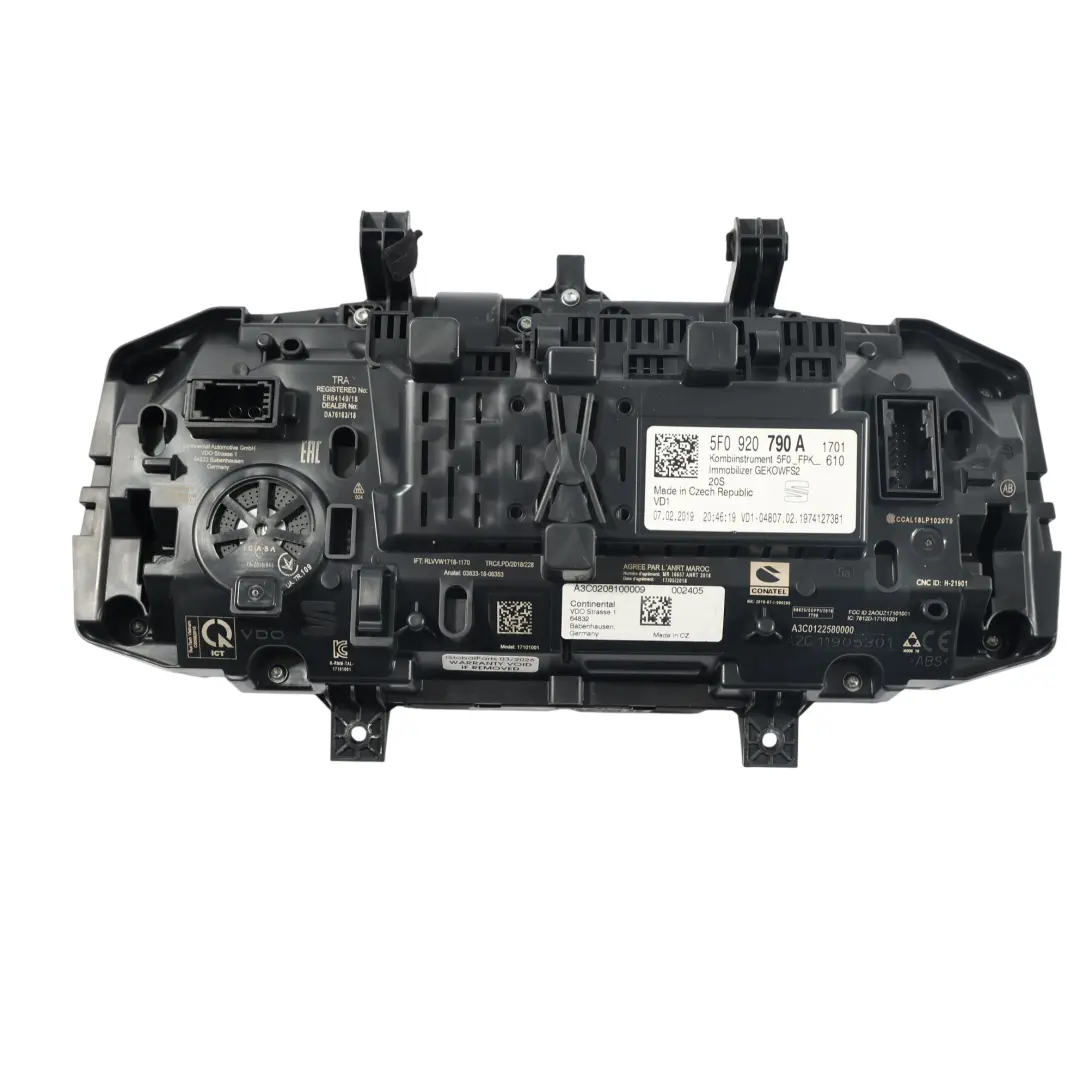 Seat Leon Cupra 5F Cuadro Instrumentos Velocímetro Virtual Automático - SKU 5F0920790A - Número de pieza 5F0920790A