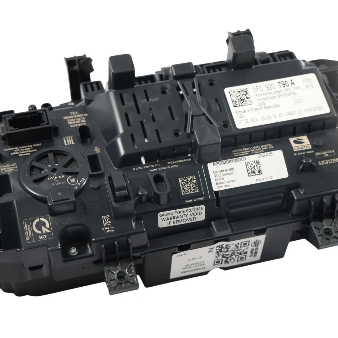 5F Combi Instrument Speedometer Virtual Automatic to Seat Leon Cupra with Part number 5F0920790A Seat Leon Cupra 5F Combi Instrument Speedometer Virtual Automatic - SKU 5F0920790A - Part number 5F0920790A
