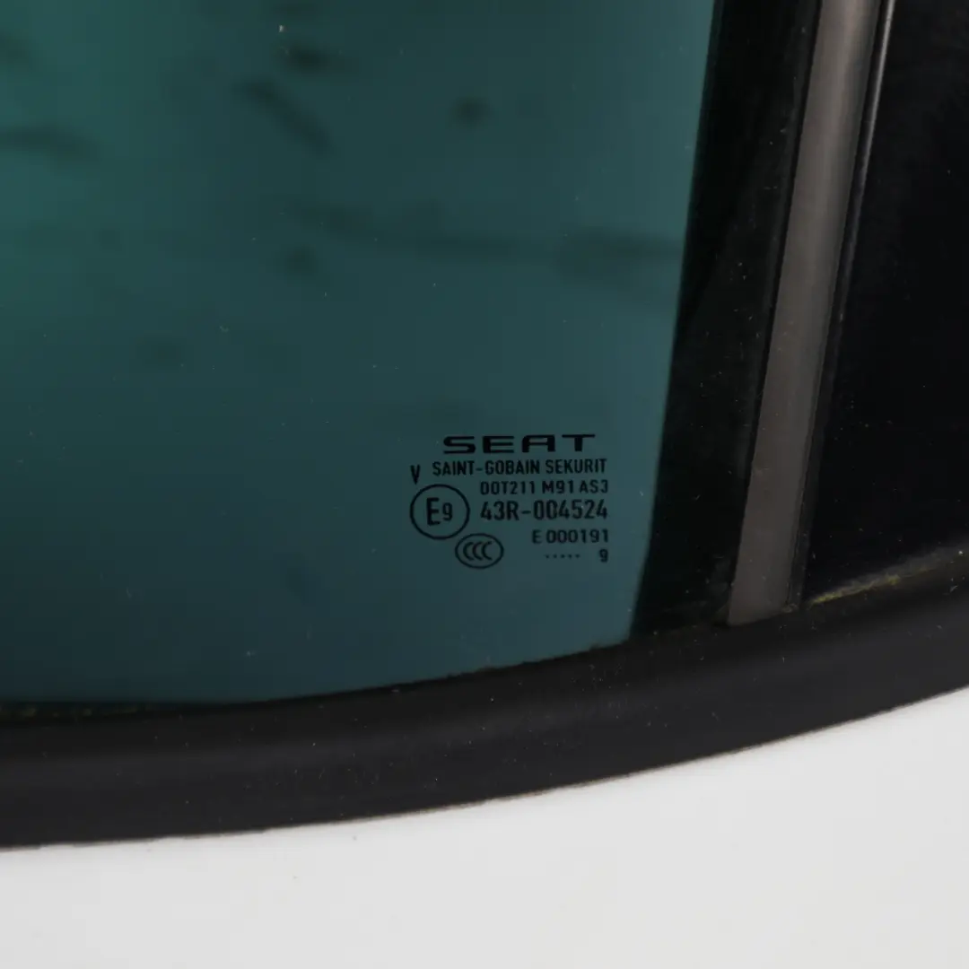 Seat Leon Mk3 Door Rear Left N/S Covering Panel Nevada White - S9R - SKU 5F4833055-BNE - Part number 5F4833055