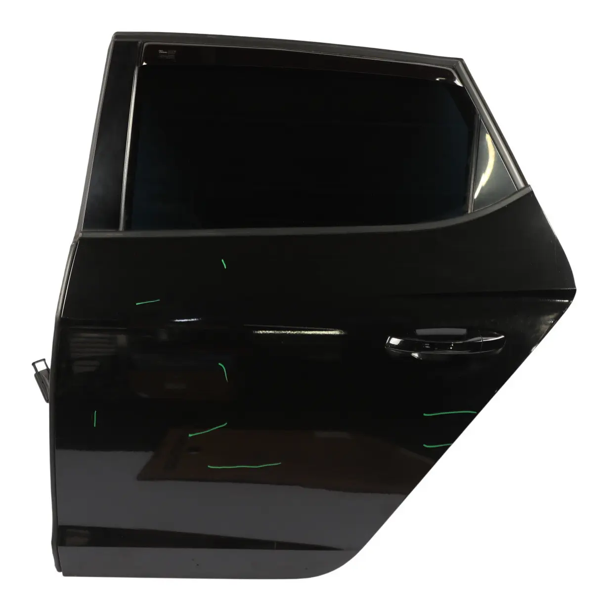 Seat Leon Mk3 Door Rear Left N/S Mythical Black Metallic - Y9T