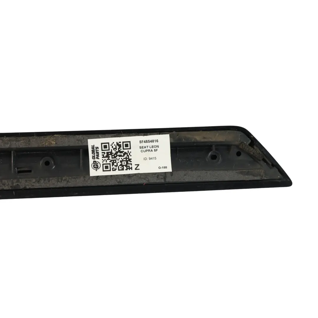 5F Spoiler Portón Trasero Negro Brillante Derecho para Seat Leon Cupra con número de pieza 5F4854816 Seat Leon Cupra 5F Spoiler Portón Trasero Negro Brillante Derecho - SKU 5F4854816 - Número de pieza 5F4854816