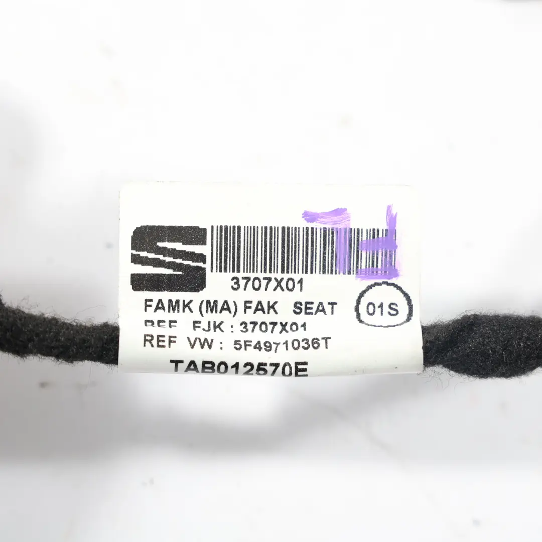 Mk3 Front Door Wiring Loom Harness Passenger Side Left N/S to Seat Leon with Part number 5F4971036T Seat Leon Mk3 Front Door Wiring Loom Harness Passenger Side Left N/S - SKU RHD-5F4971036T - Part number 5F4971036T