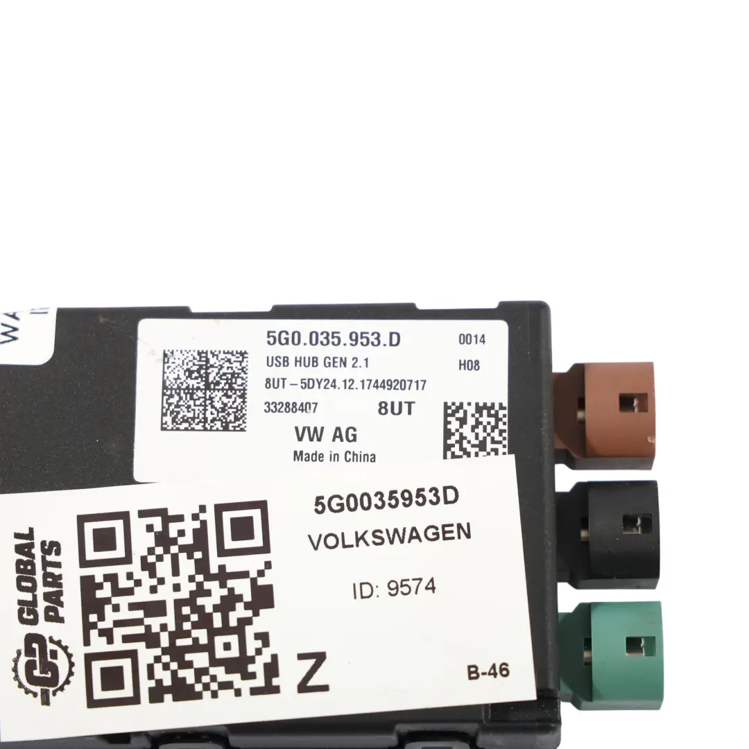 Módulo Convertidor Voltaje Unidad Control ECU para Volkswagen Passat B8 con número de pieza 5G0035953D Volkswagen Passat B8 Módulo Convertidor Voltaje Unidad Control ECU - SKU 5G0035953D - Número de pieza 5G0035953D