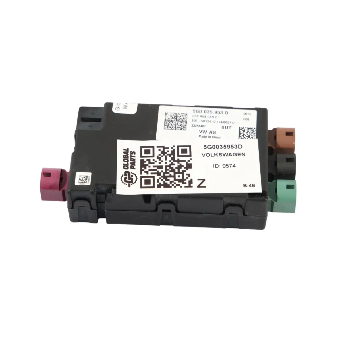 Volkswagen Passat B8 Módulo Convertidor Voltaje Unidad Control ECU - SKU 5G0035953D - Número de pieza 5G0035953D