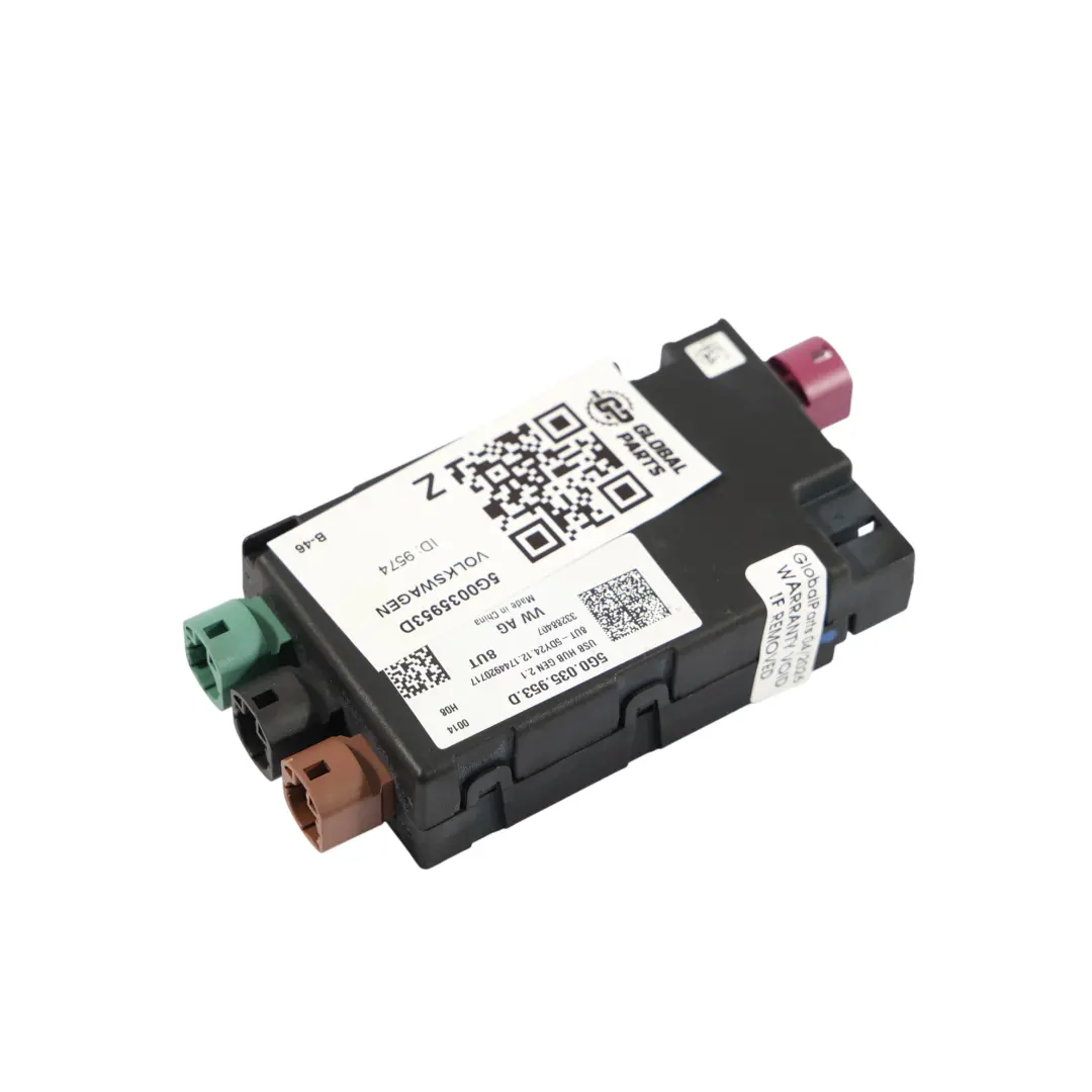 Módulo Convertidor Voltaje Unidad Control ECU para Volkswagen Passat B8 con número de pieza 5G0035953D Volkswagen Passat B8 Módulo Convertidor Voltaje Unidad Control ECU - SKU 5G0035953D - Número de pieza 5G0035953D