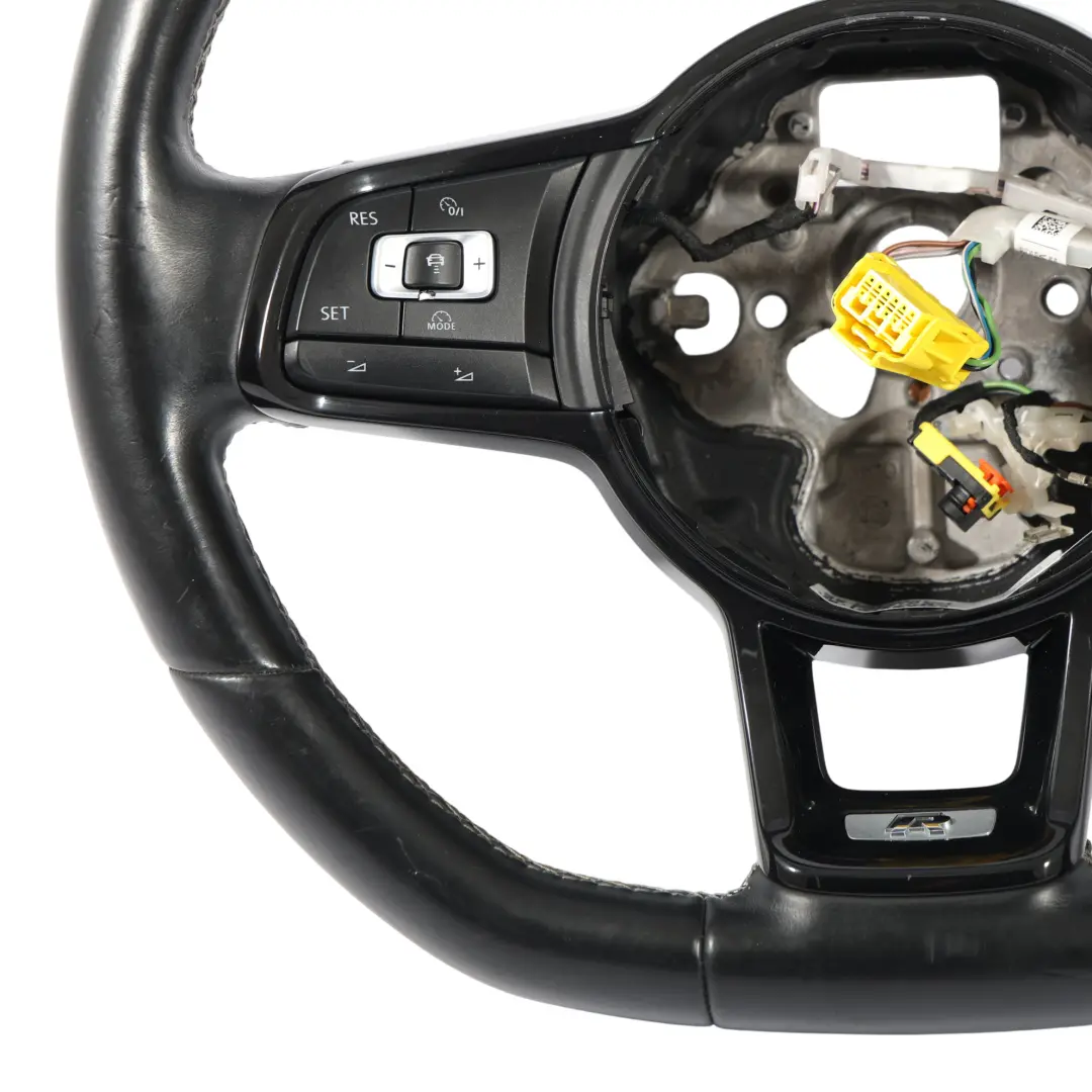 Steering Wheel Black Leather Multifunction to Volkswagen Golf R Mk7 with Part number 5G0419091CJ Volkswagen Golf R Mk7 Steering Wheel Black Leather Multifunction - SKU 5G0419091CJ - Part number 5G0419091CJ