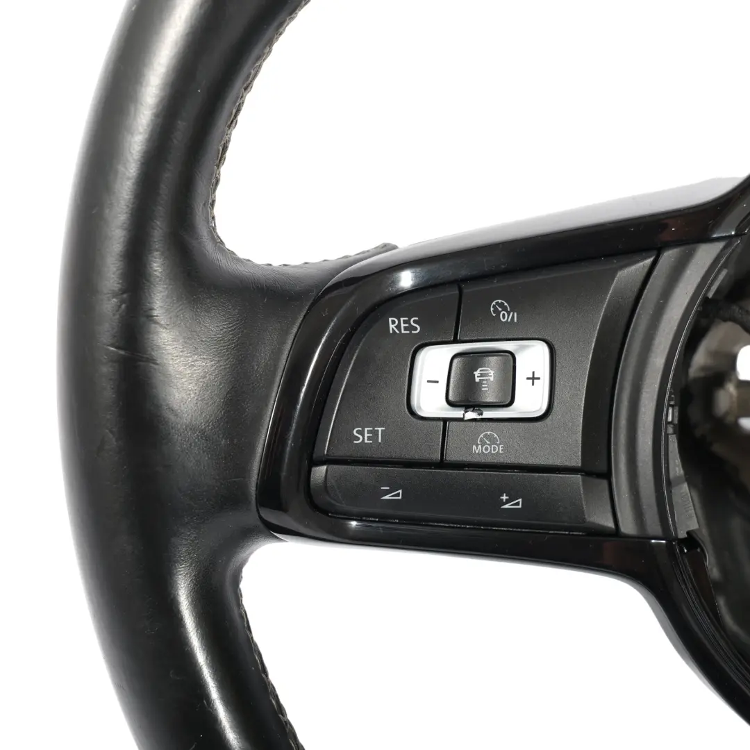 Volkswagen Golf R Mk7 Steering Wheel Black Leather Multifunction - SKU 5G0419091CJ - Part number 5G0419091CJ