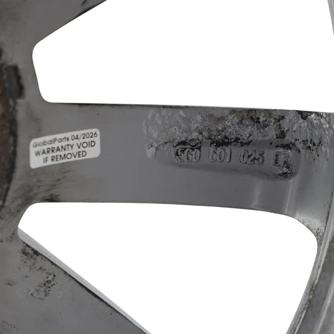 Volkswagen Golf MK7 Felga Aluminiowa Czarna 17" 7J ET49 Dijon - SKU 5G0601025BF-2 - Numer Części 5G0601025BF