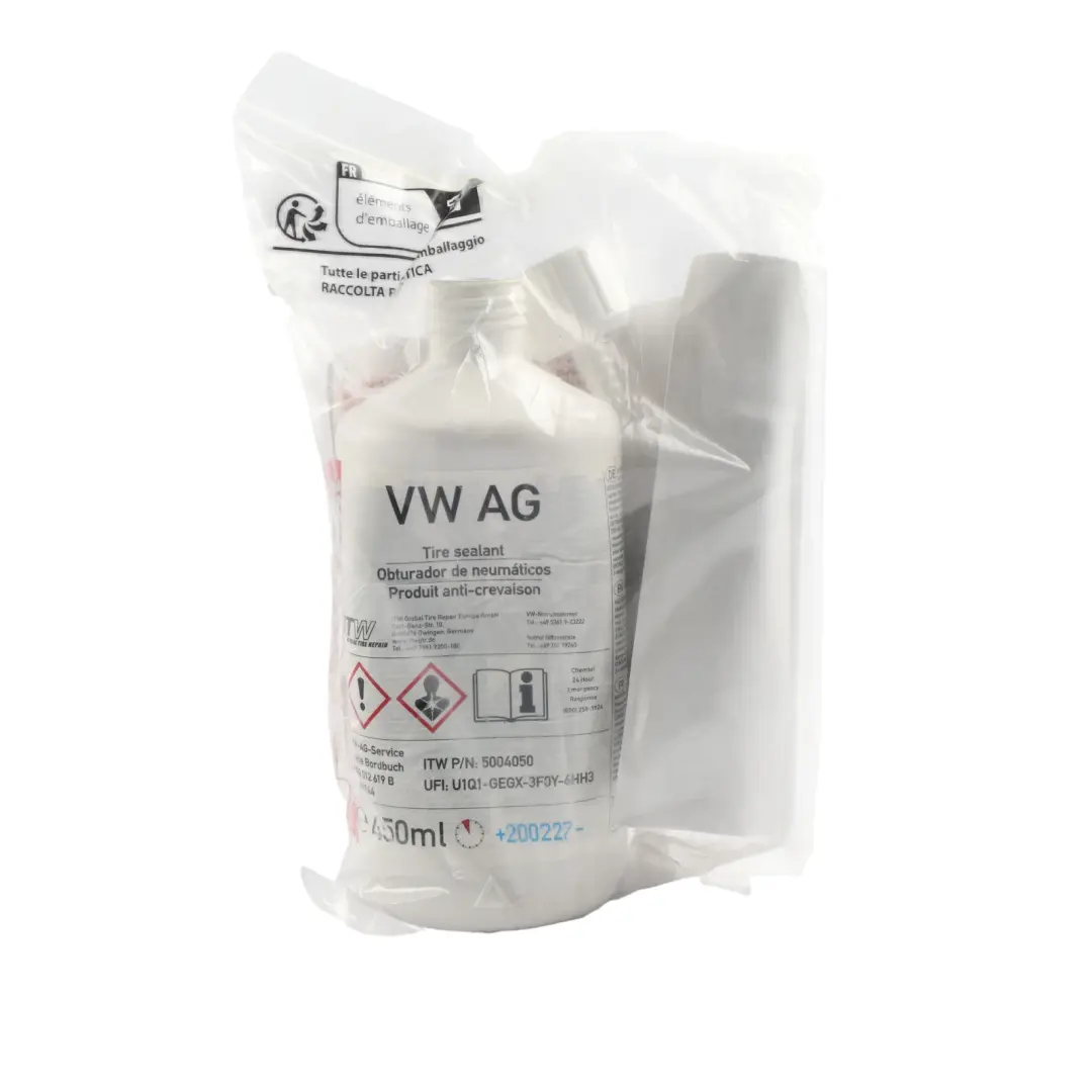 Volkswagen Golf Mk8 Pump Compressor Sealant Foam Towing Eye Set - SKU 5G0601705-1 - Part number 5G0601705