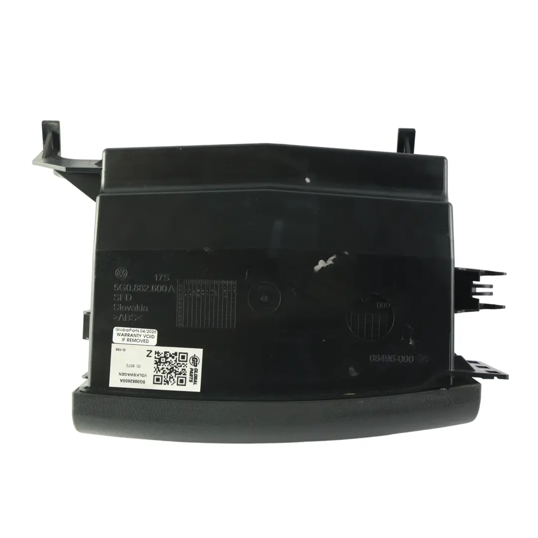 Volkswagen Golf Mk7 Front Seat Storage Box Compartment Right O/S 5G0882600A - SKU 5G0882602A - Part number 5G0882602A