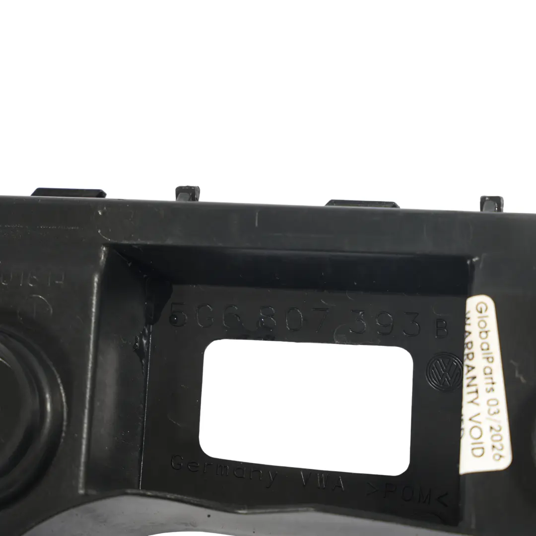 Bumper Mounting Bracket Support Left N/S to Volkswagen Golf Mk7 Rear with Part number 5G6807393B Volkswagen Golf Mk7 Rear Bumper Mounting Bracket Support Left N/S - SKU 5G6807393B - Part number 5G6807393B