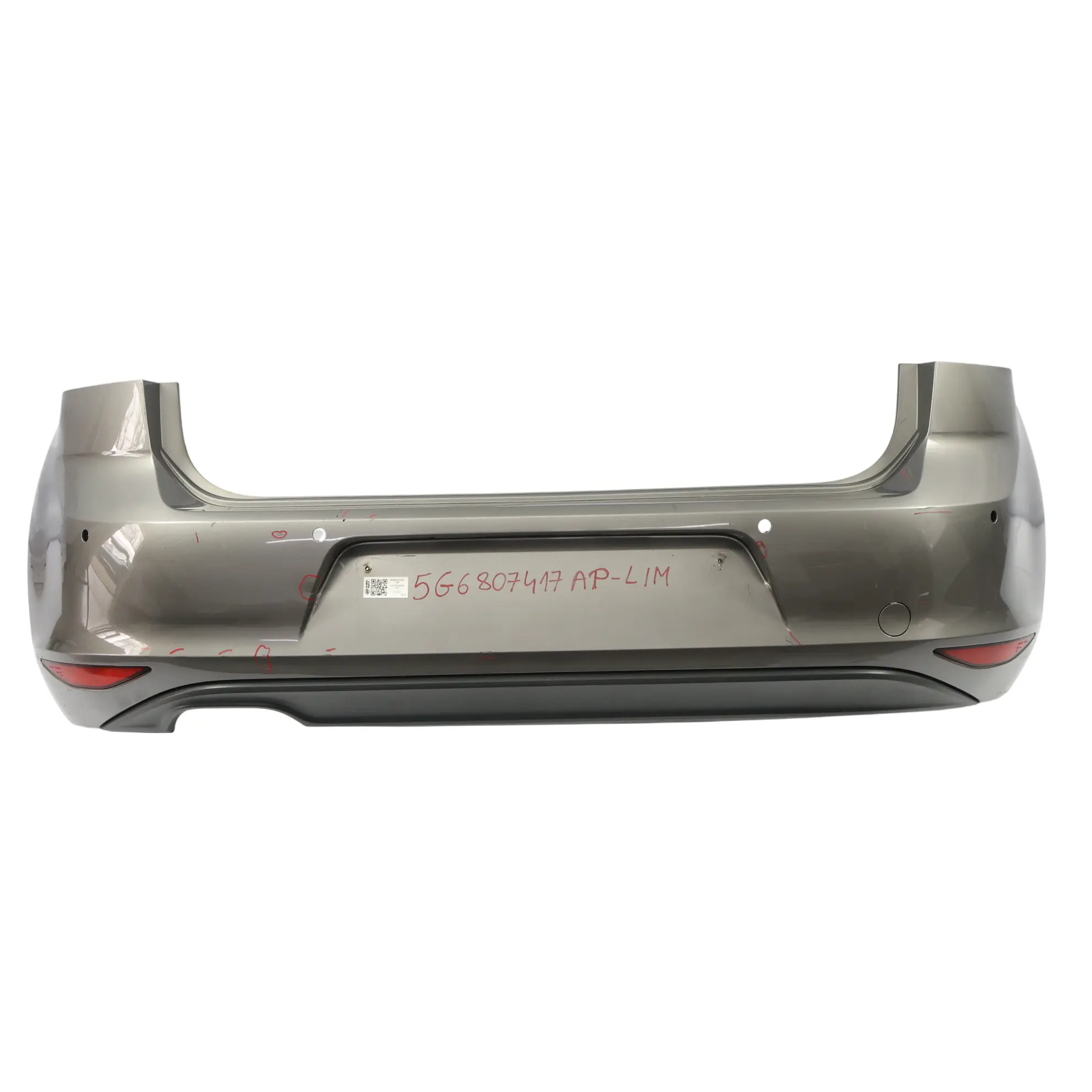 Volkswagen Golf Mk7 Bumper Rear Trim Panel Cover Limestone Grey Metallic - A7N