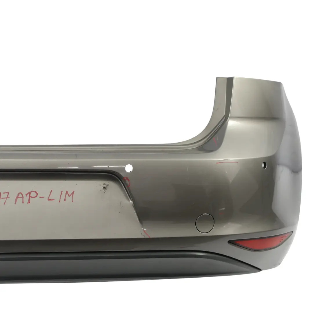 Bumper Rear Trim Panel Cover Limestone Grey Metallic - A7N to Volkswagen Golf Mk7 with Part number 5G6807417AP Volkswagen Golf Mk7 Bumper Rear Trim Panel Cover Limestone Grey Metallic - A7N - SKU 5G6807417AP-LIM - Part number 5G6807417AP