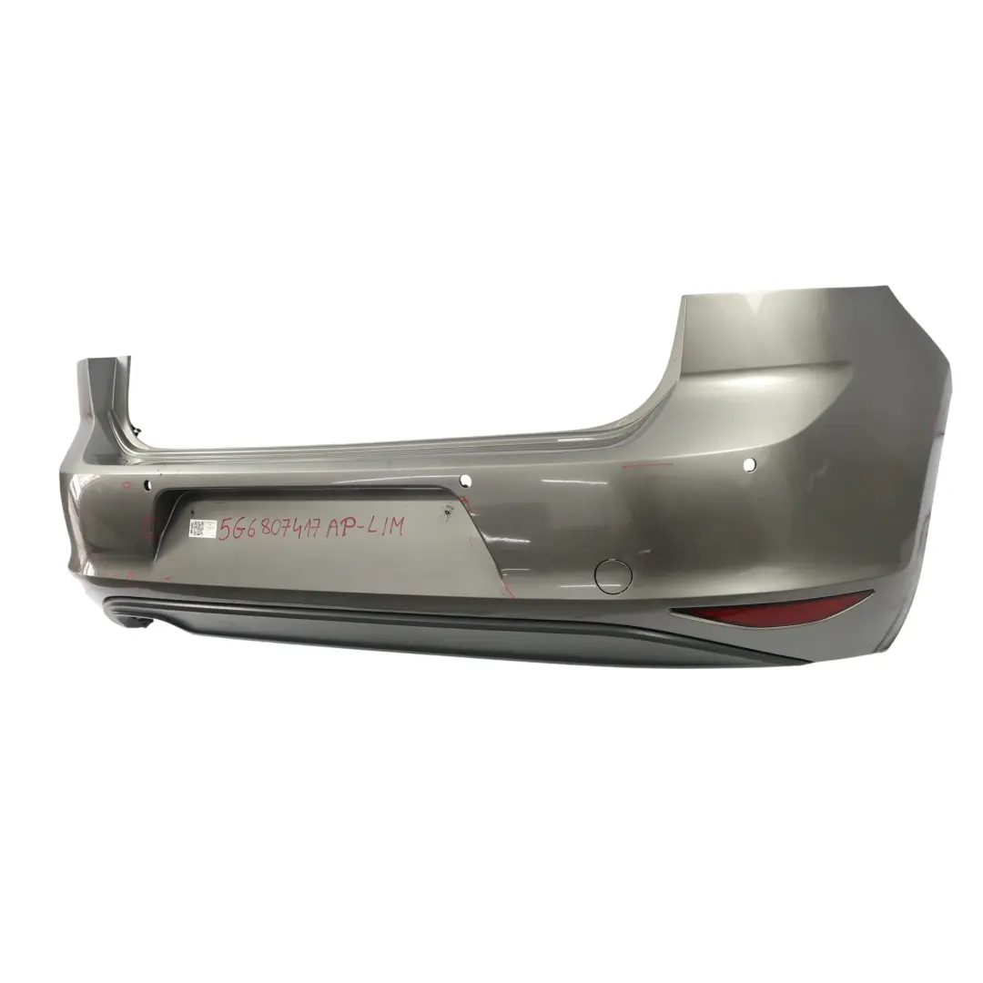 Bumper Rear Trim Panel Cover Limestone Grey Metallic - A7N to Volkswagen Golf Mk7 with Part number 5G6807417AP Volkswagen Golf Mk7 Bumper Rear Trim Panel Cover Limestone Grey Metallic - A7N - SKU 5G6807417AP-LIM - Part number 5G6807417AP