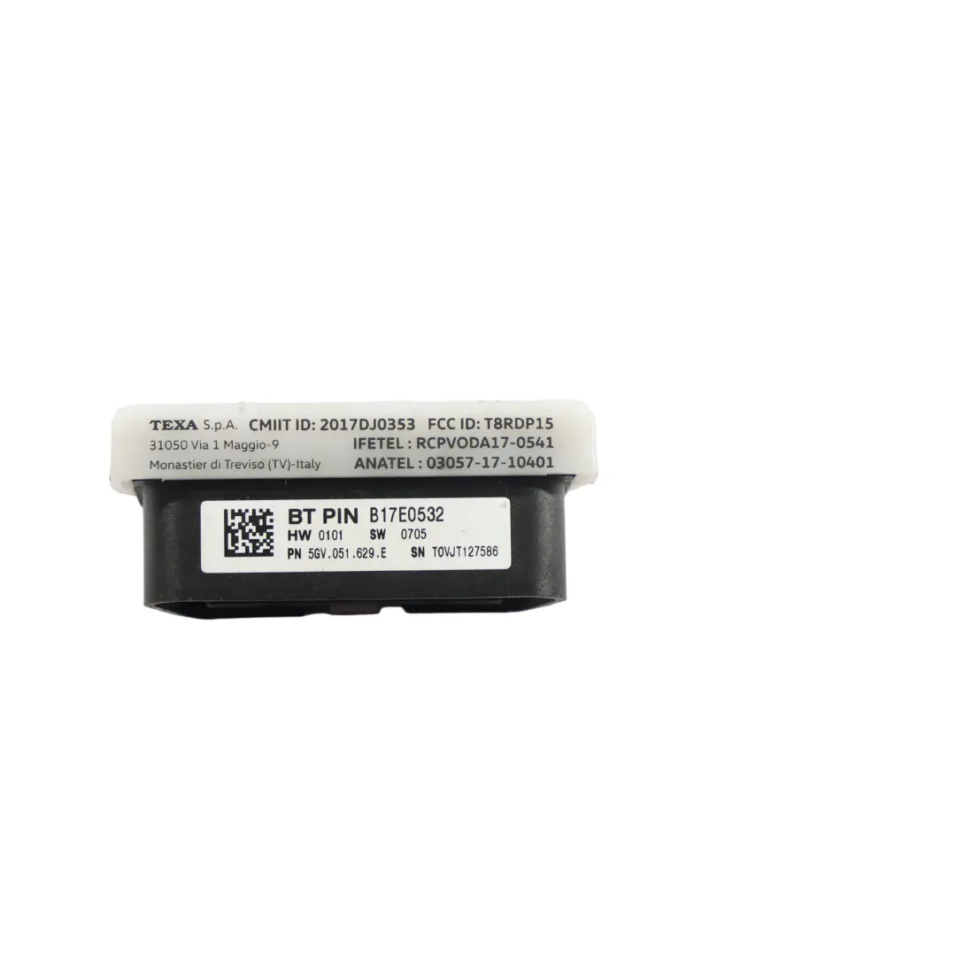 Volkswagen Smart DataPlug Bluetooth OBD Smartphone Connect Dongle - SKU 5GV051629E - Part number 5GV051629E