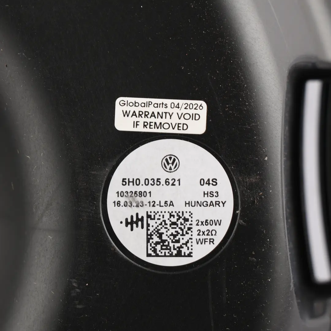Mk8 Rear Subwoofer Speaker Loudspeaker to Volkswagen Golf with Part number 5H0035621 Volkswagen Golf Mk8 Rear Subwoofer Speaker Loudspeaker - SKU 5H0035621 - Part number 5H0035621