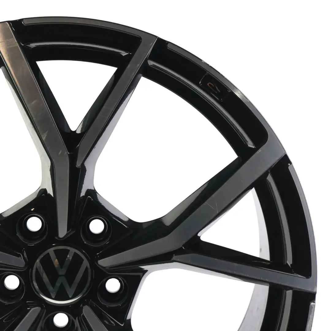 Mk8 Estoril Alloy Wheel Rim 19" 8J ET:50 Bicolour to Volkswagen Golf R with Part number 5H0601025S Volkswagen Golf R Mk8 Estoril Alloy Wheel Rim 19" 8J ET:50 Bicolour - SKU 5H0601025S-1 - Part number 5H0601025S