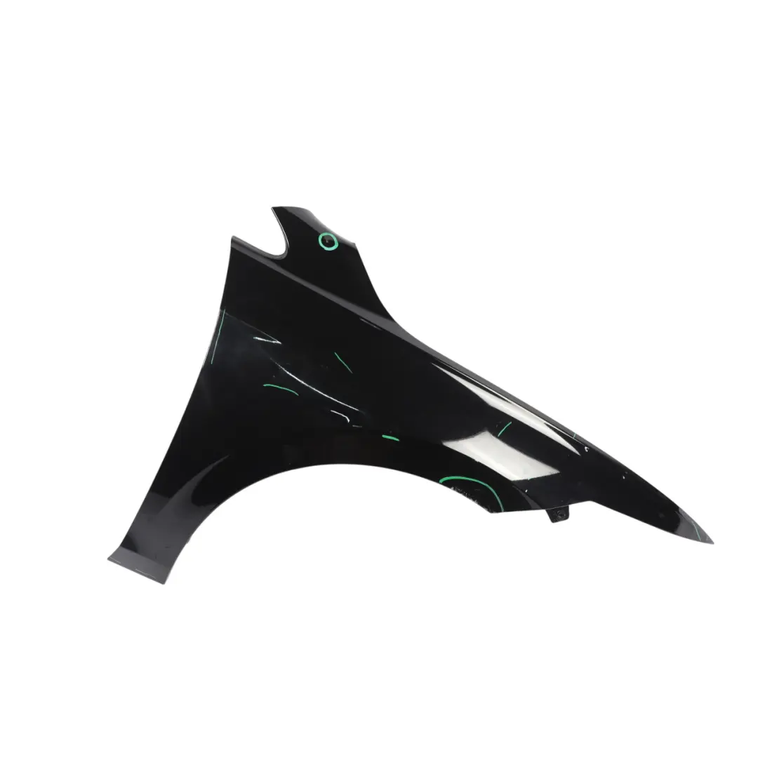 VW Golf R CD1 Wing Panel Fender Front Right O/S Deep Black Pearl Effect - C9X - SKU 5H0821022A-DBL - Part number 5H0821022A