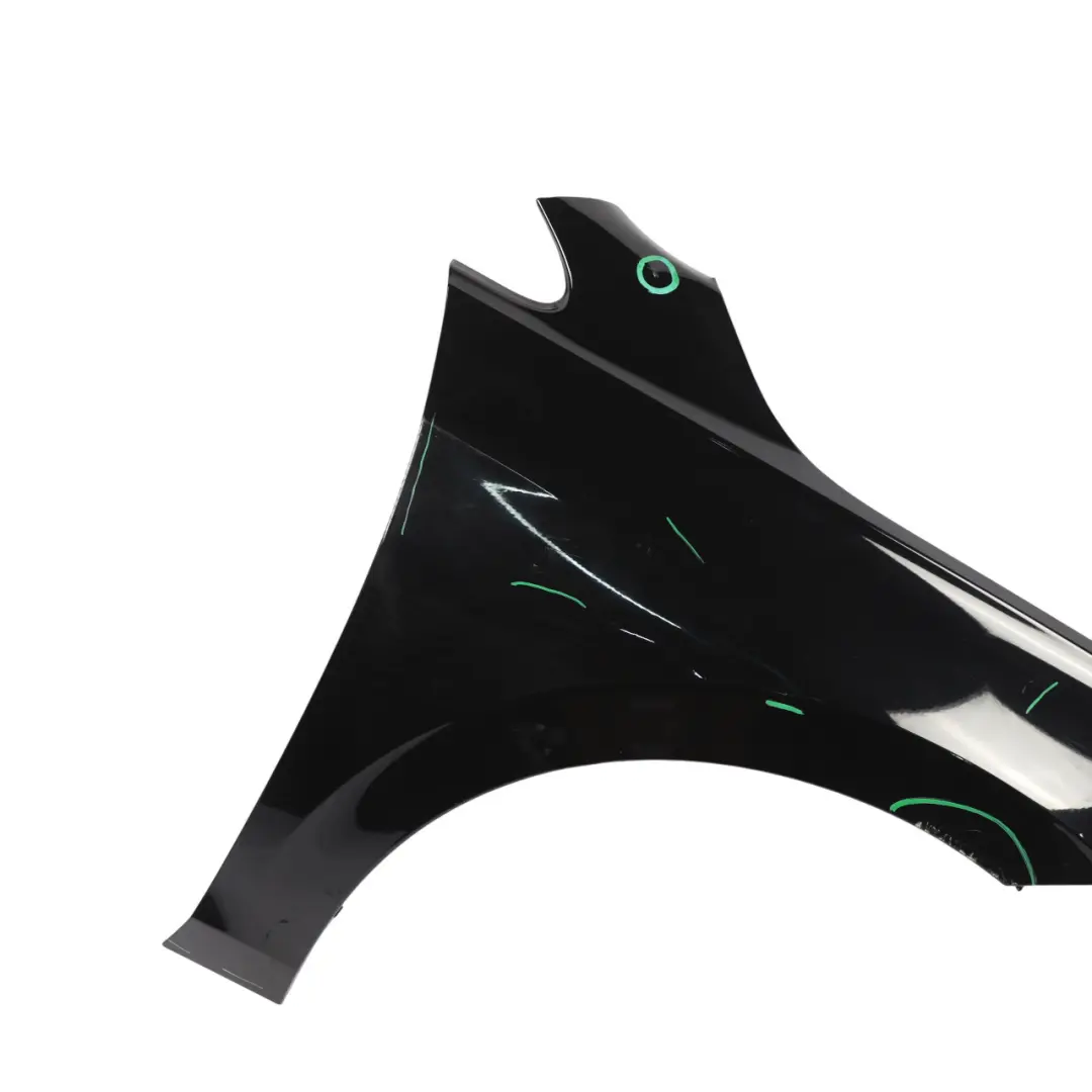 Wing Panel Fender Front Right O/S Deep Black Pearl Effect - C9X to VW Golf R CD1 with Part number 5H0821022A VW Golf R CD1 Wing Panel Fender Front Right O/S Deep Black Pearl Effect - C9X - SKU 5H0821022A-DBL - Part number 5H0821022A